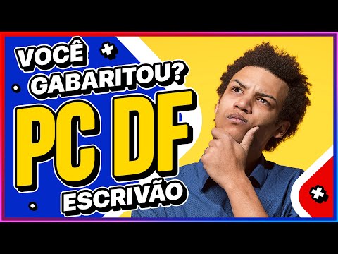 GABARITO EXTRAOFICIAL | RESPONDENDO AS QUESTÔES DO CONCURSO DA PC DF | VAGA DE ESCRIVÃO