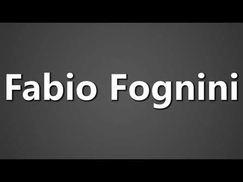 How To Pronounce Fabio Fognini