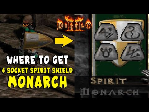 Easy Way to Get 4 Socket Spirit Monarch Shield for Spirit Runeword in Diablo 2 / Resurrected D2R
