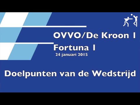 OVVO/De Kroon 1 - Fortuna 1 - Doelpunten