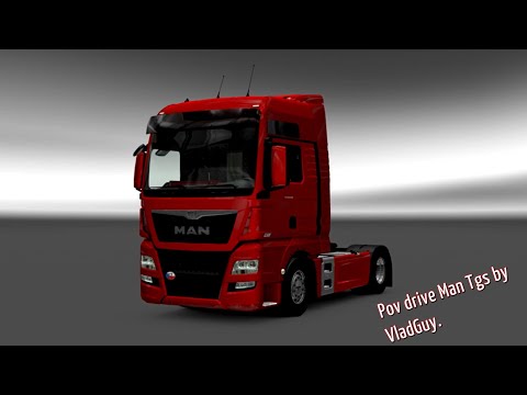 4K pov drive in Euro Truck Simulator 2. | Man TGX new!