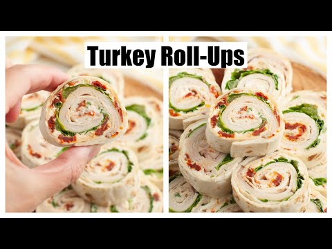 Turkey Roll Ups/ Turkey Pinwheels