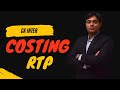 COSTING RTP FOR NOV 2022 BY CA NAMIT ARORA SIR