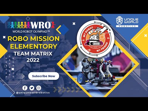 Team Matrix | WRO 2022 UAE | Competition Video | Unique World Robotics
