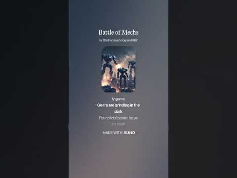 Epic Mech Arena Tribute Song (Lyrics) - made with Suno ai