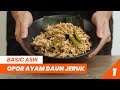 Resep Mudah Bikin Opor Ayam Suwir Daun Jeruk
