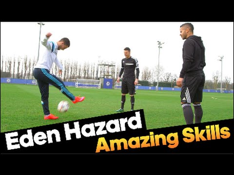 Eden Hazard doing amazing skills with F2Freestylers!