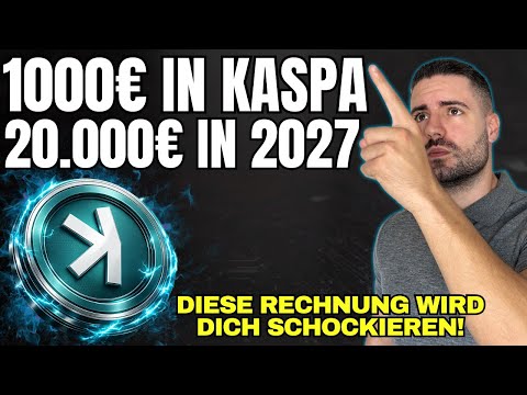 Krypto: Was 1.000 € in Kaspa 2027 wert sein könnten (REALISTISCHE Analyse)