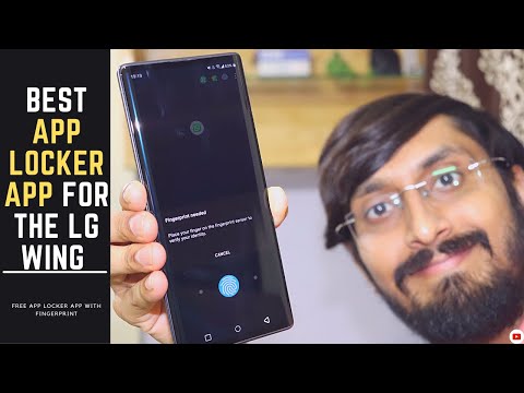Best app locker application for LG WING | How to LOCK APPS on the LG Wing smartphone?