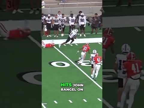 John Rangel isn't just fast; he can run through tackles too!