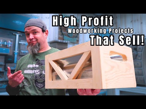 5 More Woodworking Projects That Sell - Make Money Woodworking-  (Episode 26)