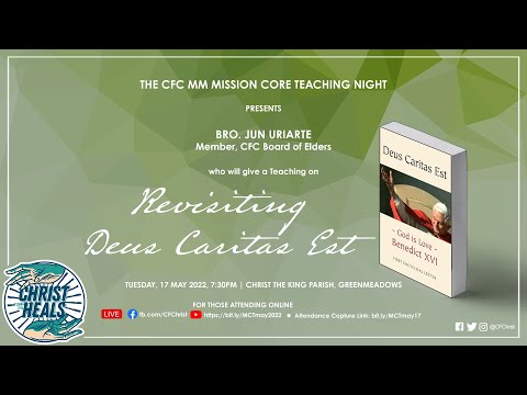 CFC MISSION CORE TEACHING NIGHT  - 17 May 2022