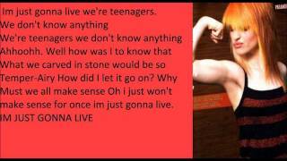Hayley Williams- Teenagers lyrics