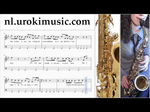 Saxofoonles (Tenor) The Chainsmokers ft. Halsey - Closer Tenorsaxofoonles Deel#2 um-374