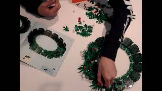Lego creator 40426 Christmas wreath speed build!!!