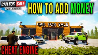 HOW TO ADD MONEY (CHEAT ENGINE) - Car For Sale Simulator 2023 Tips #1