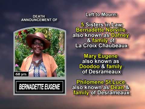 Bernadette Eugene Long Obituary