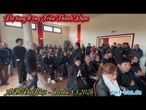 Kiều bào dự tang lễ ông Trần Thanh Đạm tại Berlin 8.3.2026