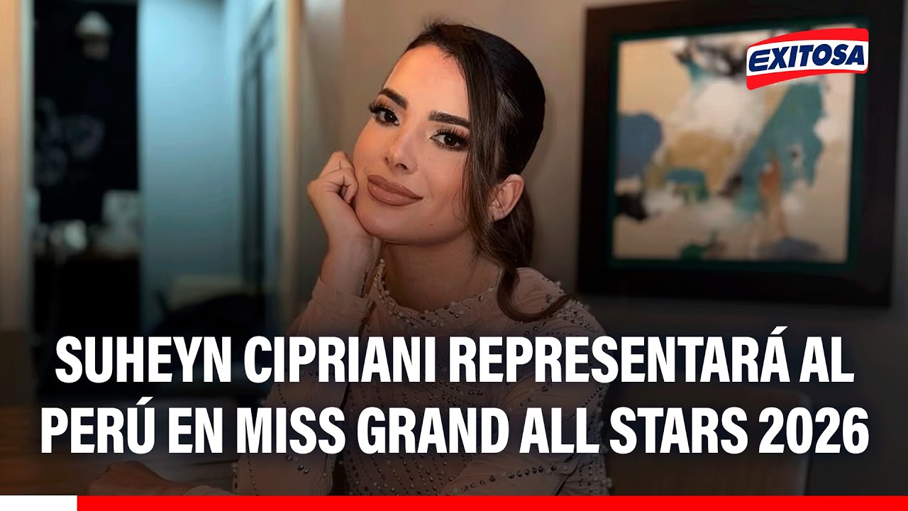 🔴🔵 Suheyn Cipriani será la representante del Perú en el Miss Grand International All Stars 2026