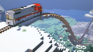 Minecraft TRAIN RAMP [Immersive Railroading Experiments]
