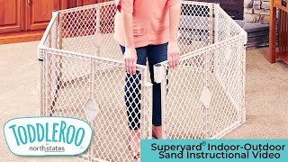 Superyard Indoor-Outdoor Sand Instructional Video Toddleroo by North States