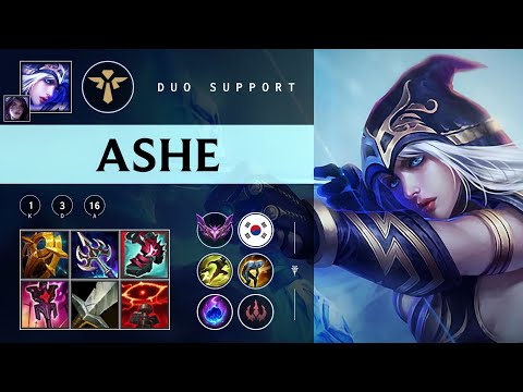 Ashe Support vs Janna - KR Master Patch 25.23
