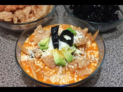Sopa De Tortilla o Sopa Azteca Video