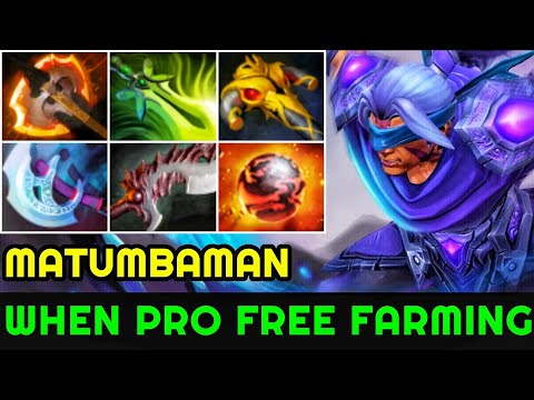 Matumbaman [Anti Mage] When Pro AM Free Farming 33 Min End Game WTF Plays 7.23 Dota 2