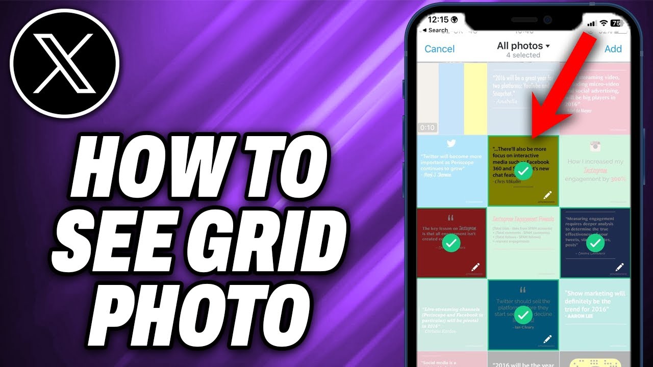 How To See Grid Photo in X Twitter