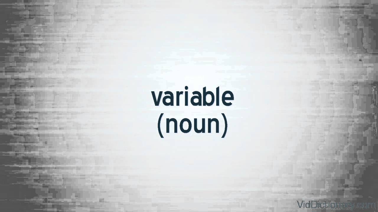 variable - definition