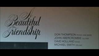 Don Thompson 1984 LP 'A Beautiful Friendship'