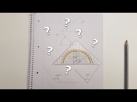 ☺Winkel messen für Dummies☺ - das Geodreieck leicht erklärt