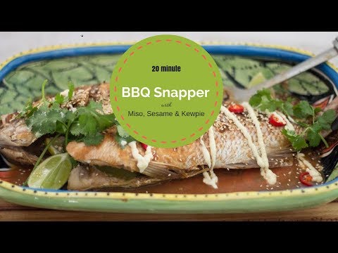 BBQ Snapper, Miso, Sesame, Kewpie | My Kitchen Stories- Cook, Travel, Eat