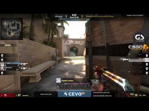 CEVO Season 5 Pro Placement: SapphireKelownaDotCom vs. Savage on de_mirage