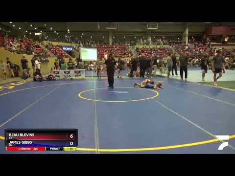 63 Lbs Quarterfinal - John Visaggio, NM Vs Kason Wolfe, OK 15e0