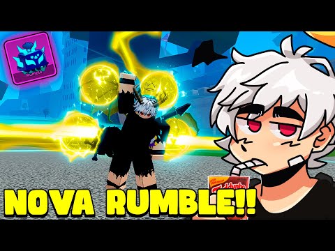 DESPERTEI O PODER MÁXIMO DA NOVA RUMBLE DA ATUALIZAÇÃO DO BLOX FRUITS!!⚡❄️