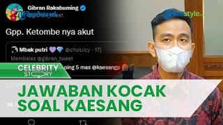 KOCAK! Gibran Rakabuming Raka Tanggapi soal Kaesang yang Mendadak Sering Keramas
