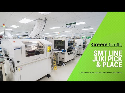 SMT Line in Action — JUKI Pick & Place at Green Circuits