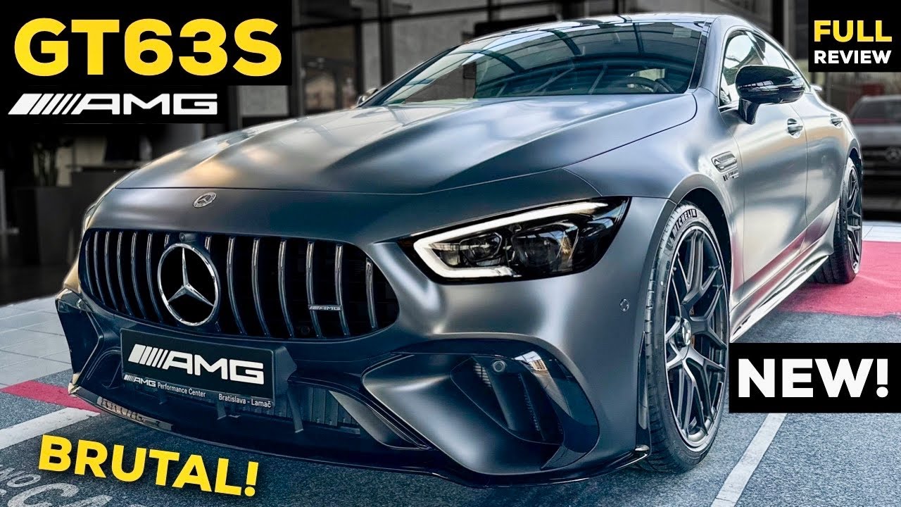 2023 Mercedes AMG GT 63 S 4 Door NEW FACELIFT BRUTAL Sound V8 FULL In-Depth Review Exterior Interior