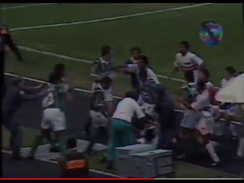 São Paulo 2-2 Palmeiras - Brazilian Championship Series A 1994 - Game and brawl - Globo Esporte