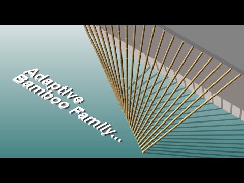 Everyday Revit (Day 370) - Adaptive Bamboo Family
