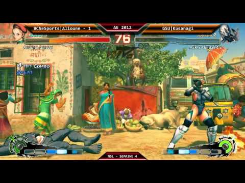 BCN eSports|Alioune x GSU|Kusanagi - NSL R04 - SSF4 AE 2012
