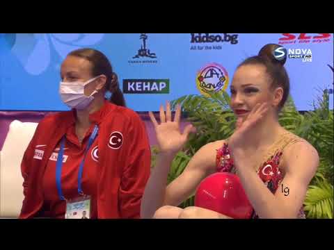 Kamelya Tuncel 4 All-around Routines European Championships Varna 2021