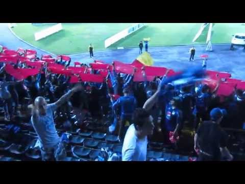 "BLUE RAIN-Entrada de La Banda" Barra: Blue Rain &bull; Club: Millonarios