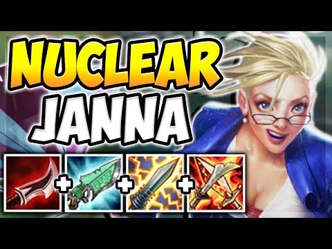 NUCLEAR ONE-SHOT JANNA MID! THE GREATEST ASSASSIN EVER IN SEASON 8! - League of Legends