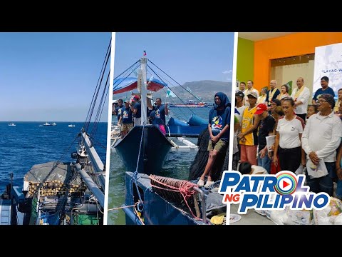 Gamit at bangka ipinaabot sa mga mangingisda sa West PH Sea Patrol ng Pilipino