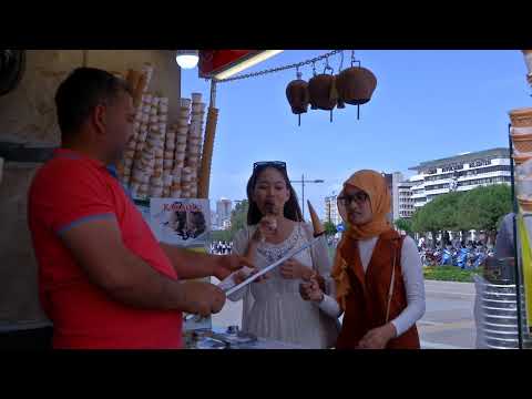 Klip Ep2 "Cintaku Di Bumi Izmir" Raysha Rizrose & Nabila Razali makan icecream Turkey