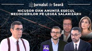 Jurnalul de seară. Nicușor Dan anunță eșecul negocierilor pe legea salarizării