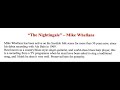 Mike Whellans : "The Nightingale"