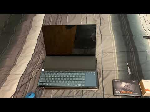 ASUS 15.6" ZenBook Pro Duo UX581GV  UPGRADING SSD & cloning windows 10